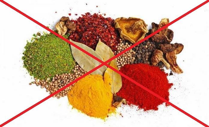 Produtos prohibidos para a osteocondrose cervical